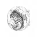 swimmer tattoo design idea