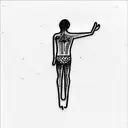 swimmer tattoo design idea