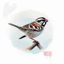 Sparrow tattoo design idea