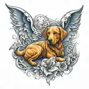 dog memorial tattoo tattoo design idea