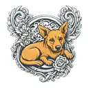 dog memorial tattoo tattoo design idea