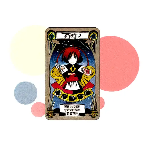 tarot card tattoo design idea