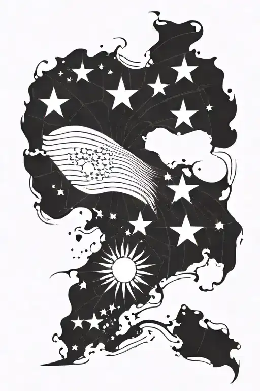 philippine flag tattoo design idea