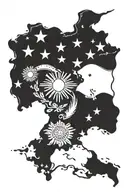 philippine flag tattoo design idea