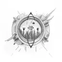 forearm tattoo using these words in a vertical alignment then surround the words with artwork fitting to the words:  drI tattoo design idea