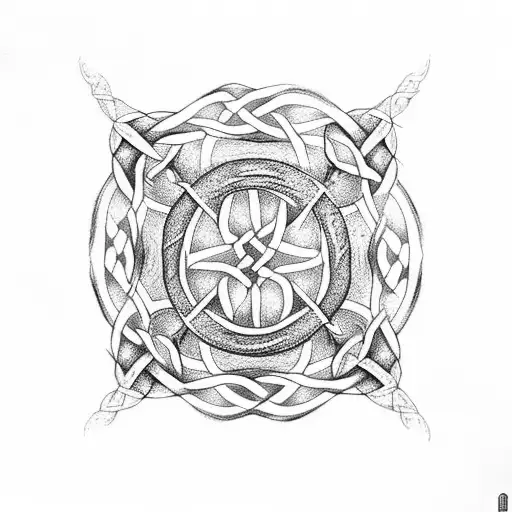 Celtic Knot tattoo design idea