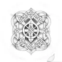 Celtic Knot tattoo design idea