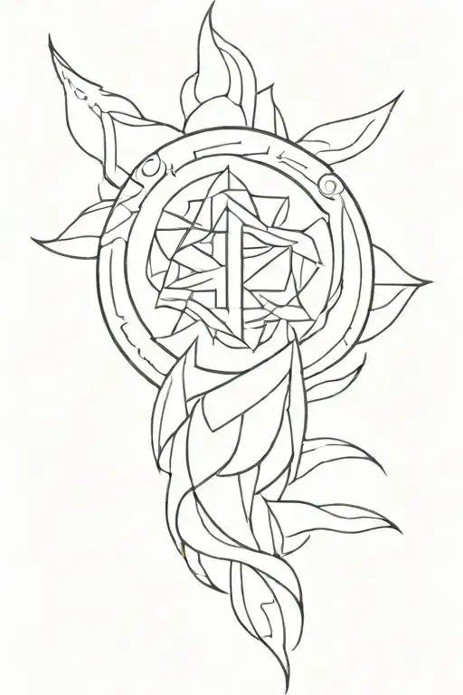 The tribal on the forearm tattoo design idea