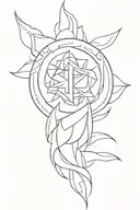 The tribal on the forearm tattoo design idea