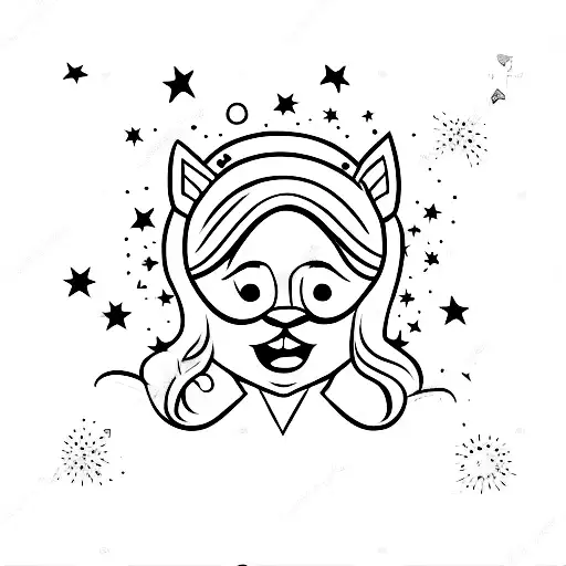 frase "babe I wanna be a star" com estrelas  tattoo design idea