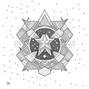 frase "babe I wanna be a star" com estrelas  tattoo design idea