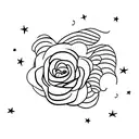 frase "babe I wanna be a star" tattoo design idea