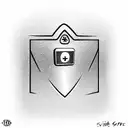 extra safe door  tattoo design idea