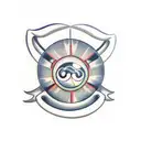 8 Ball Beach tattoo design idea