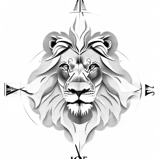 Jaz Tattoo - Lion x Compass Tattoo thanks 😁 | Facebook