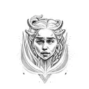 Daenerys tattoo design idea