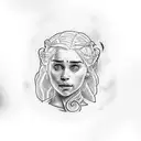 Daenerys tattoo design idea