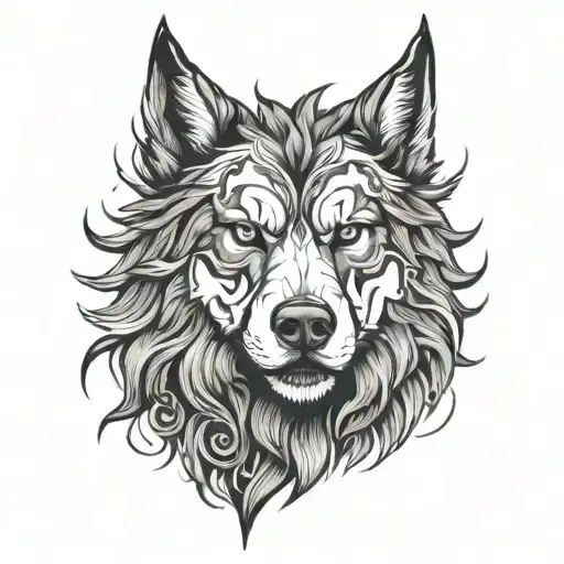 Lobo tattoo design idea
