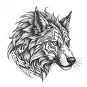 Lobo tattoo design idea