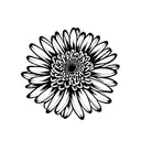 Chrysanthemum tattoo design idea