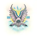 vulture tattoo design idea