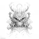 chaos tattoo design idea