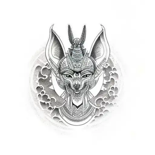 Anubis tattoo design idea