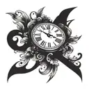 The number 704 with digital clock font style tattoo tattoo design idea