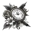 The number 704 with digital clock font style tattoo tattoo design idea