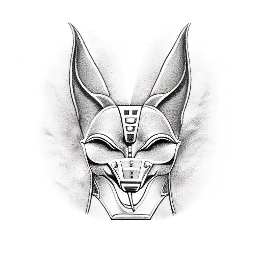 anubis scale tattoo design idea