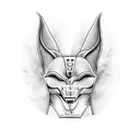 anubis scale tattoo design idea