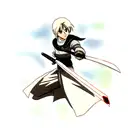 Medieval sword tattoo design idea