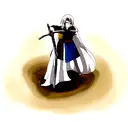 Medieval sword tattoo design idea