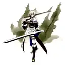 Medieval sword tattoo design idea