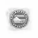 denver nuggets with colorado flag tattoo design idea