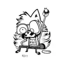 rigby from regular show tattoo design idea