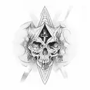gothic cathedral  tattoo design idea
