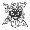 999 juice wrld tattoo design idea