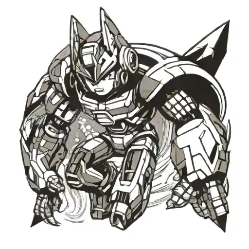 megaman tattoo design idea