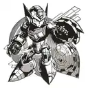 megaman tattoo design idea