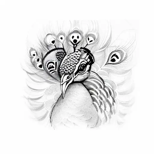 the peacock drawing step by step with pencil sketch is very easy #peac... |  TikTok