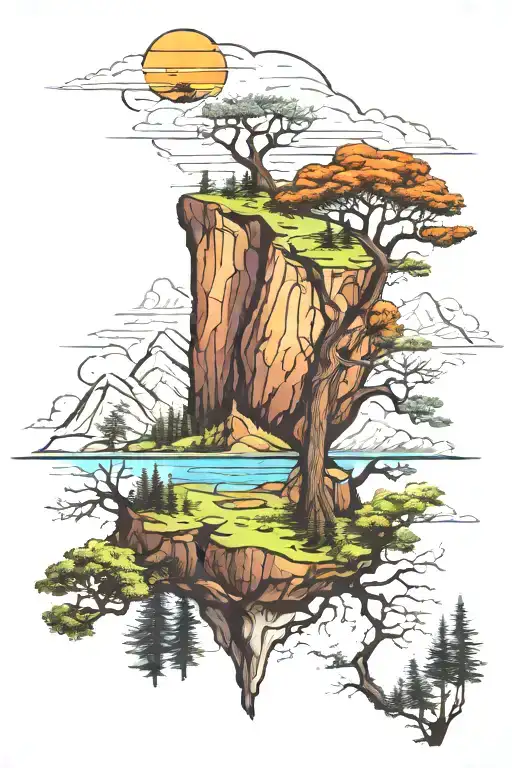 national parks tattoo design idea