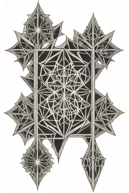 gothic cathedral tattoo design idea