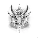 Taurus cancer libra tattoo design idea