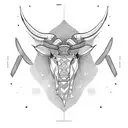 Taurus cancer libra tattoo design idea