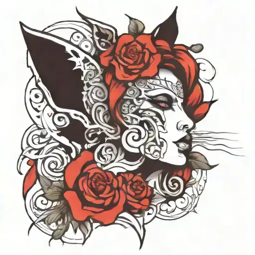 Might share a face and share a last name, but (We are not the same)  tattoo design idea