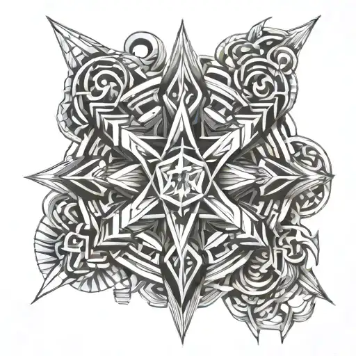vajra tattoo design idea