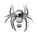 Spider tattoo design idea