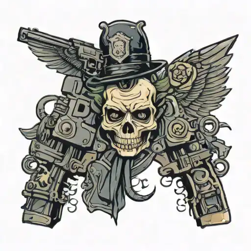 fuck the police  tattoo design idea