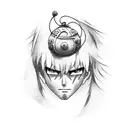 Gaara's Love Tattoo Broken Glass tattoo design idea